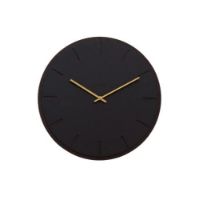 Billede af Hemverk Vægur Ø: 28 cm – Dark Oak/Kobber 