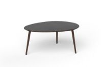 Billede af VIA Copenhagen Colour Oval Coffee Table 90x70 cm - Smoked Oak 