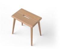 Billede af VIA Copenhagen Otto Stool 39x25x35cm - Oiled Oak