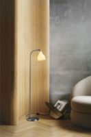 Billede af NUAD Avra Floor Lamp - Brushed Steel/Creme OUTLET