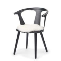 Billede af Natures Collection New Zealand Sheepskin Seat Cover Long Wool Round Ø: 38 cm - Ivory OUTLET