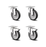 Billede af Squarely Copenhagen hjul til GrowBIG Ø: 7,5 cm - Stål