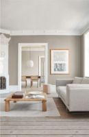 Billede af Erik Jørgensen EJ 280 2 Pers. Sofa 86 L: 210 cm - Njord Beige/Børstet Krom