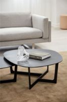 Billede af Erik Jørgensen EJ 280 2 Pers. Sofa 86 L: 210 cm - Njord Beige/Børstet Krom