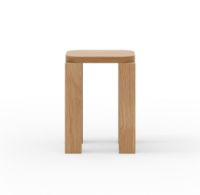 Billede af New Works Atlas Stool H: 44 cm - Natural Oak