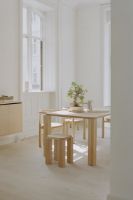 Billede af New Works Atlas Stool H: 44 cm - Natural Oak