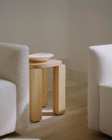 Billede af New Works Atlas Stool H: 44 cm - Natural Oak