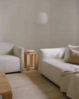 Billede af New Works Atlas Stool H: 44 cm - Natural Oak