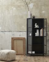 Billede af Nordal WULAR Puf H: 38 cm - Råhvid/Bomuld