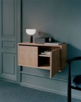 Billede af New Works Cabinet Low w. Doors 38,4x79 cm - Walnut