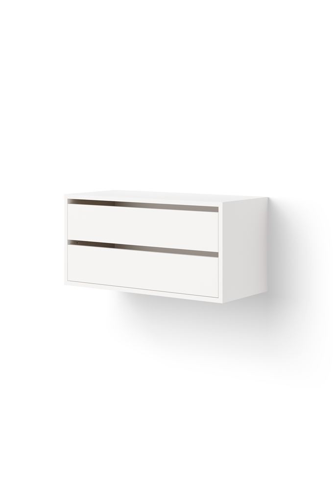 Billede af New Works Cabinet Low w. Drawers 38,4x79 cm - White