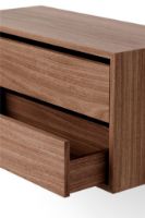 Billede af New Works Cabinet Low w. Drawers 38,4x79 cm - Walnut