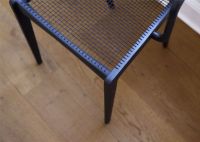 Billede af Bernstorffsminde Møbelfabrik Elegance Stol SH: 44,5 cm - Sortlakeret Ask/Sort Flet