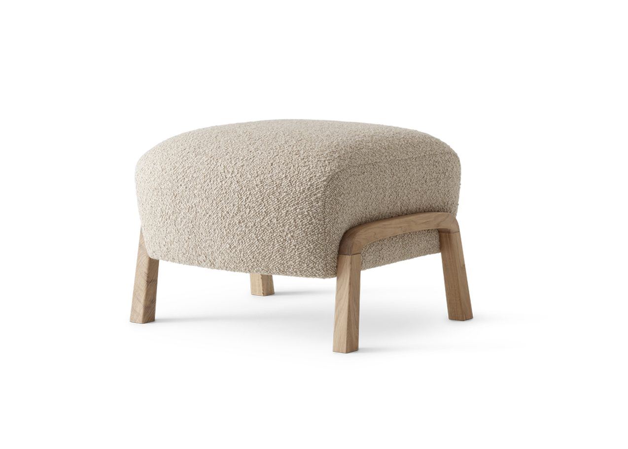 Billede af &Tradition Wulff Pouf ATD3 SH: 39 cm - Karakorum 003/Oiled Oak
