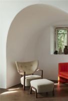 Billede af &Tradition Wulff Pouf ATD3 SH: 39 cm - Karakorum 003/Oiled Oak