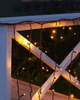 Billede af Sirius Tech-Line Gardin Startsæt 100 LED 1,5x2 m - Sort/Varm Hvid
