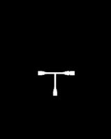 Billede af Sirius Tech-Line T-Split 7x5 cm - Sort