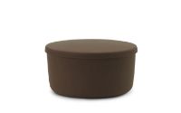 Billede af Normann Copenhagen Hide Puf Stor 39x72 cm - Brun