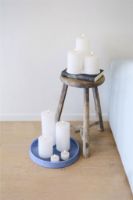 Billede af Sirius Sille Genopladelige LED Stearinlys 10x20 cm - Hvid