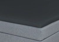 Billede af CPH Living Kuvertlagen Egyptisk Bomuldssatin 140x200x6 cm - Mørkegrå