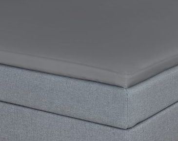 Billede af CPH Living Kuvertlagen Percale 90x200x6 cm - Mørkegrå 