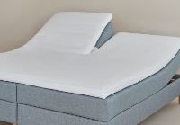 Billede af CPH Living Splitlagen Egyptisk Bomuldssatin U80 180x200x7 cm - Hvid