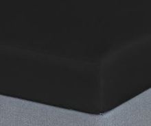 Billede af CPH Living Faconlagen Percale 140x200x30 cm - Sort