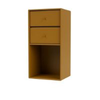 Billede af Montana Skuffemodul 1463 med Ophængsbeslag 35,4x69,6 cm - 142 Amber