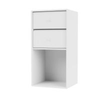 Billede af Montana Skuffemodul 1463 med Ophængsbeslag 35,4x69,6 cm - 38 Snow