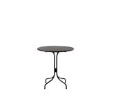 Billede af &Tradition Thorvald SC96 Space Copenhagen Outdoor Café Table Ø: 70 cm - Warm Black