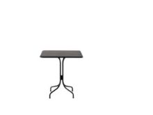 Billede af &Tradition Thorvald SC97 Space Copenhagen Outdoor Café Table 70x72 cm - Warm Black