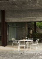 Billede af &Tradition Thorvald SC98 Space Copenhagen Outdoor Dining Table Ø: 115 cm - Ivory