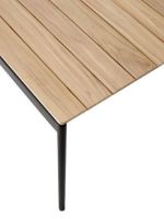 Billede af &Tradition Ville AV25 Andersen & Voll Outdoor Dining Table 90x150 cm - Warm Black/Teak