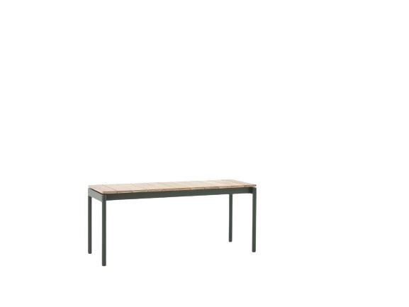 Billede af &Tradition Ville AV27 Andersen & Voll Outdoor Bench 40x110 cm - Bronze Green/Teak
