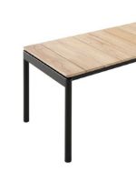 Billede af &Tradition Ville AV27 Andersen & Voll Outdoor Bench 40x110 cm - Warm Black/Teak