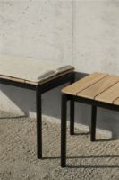 Billede af &Tradition Ville Seat Pad For AV27 Andersen & Voll Outdoor Bench - Sunbrella Heritage Papyrus