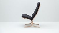 Billede af LK Hjelle Siesta Classic Lænestol Høj SH: 45 cm - Nature/Vintage Black Soft