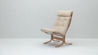 Billede af LK Hjelle Siesta Classic Lænestol Høj SH: 45 cm - Nature/Prescott Ivory