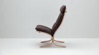 Billede af LK Hjelle Siesta Classic Lænestol Høj SH: 45 cm - Nature/Hemsen Anilin Brown