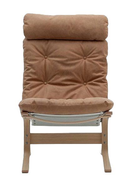 Billede af LK Hjelle Siesta Classic Lænestol Høj SH: 45 cm - Nature/Dunes Camel