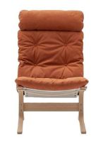 Billede af LK Hjelle Siesta Classic Lænestol Høj SH: 45 cm - Nature/Dunes Rust