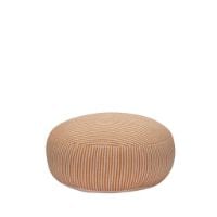 Billede af Hübsch Mochi Pouffe Ø: 75 cm - Sand/Multicolour 