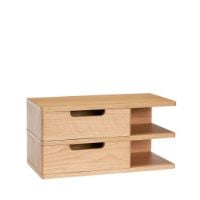 Billede af Hübsch Open Wall Shelf 40x20 cm - Natur Oak