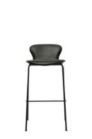 Billede af Bruunmunch PLAYchair Bar LowBack Fully Upholstered  - Black/Black Basic Leather