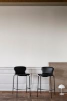 Billede af Bruunmunch PLAYchair Bar LowBack Fully Upholstered  - Black/Black Basic Leather