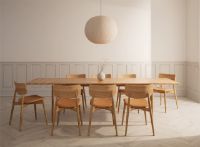 Billede af Bruunmunch Chiara Chair - Massiv Eg/Brandy Aniline Læderc 