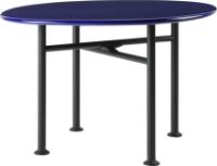 Billede af GUBI Carmel Coffee Table 60x60 cm - Pacific Blue/Black Semi Matt