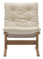 Billede af LK Hjelle Siesta Classic Lænestol Lav SH: 45 cm - Nature/Prescott Ivory