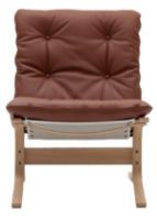 Billede af LK Hjelle Siesta Classic Lænestol Lav SH: 45 cm - Nature/Prescott Hezelnut