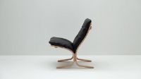 Billede af LK Hjelle Siesta Classic Lænestol Lav SH: 45 cm - Nature/Hemsen Anilin Black
